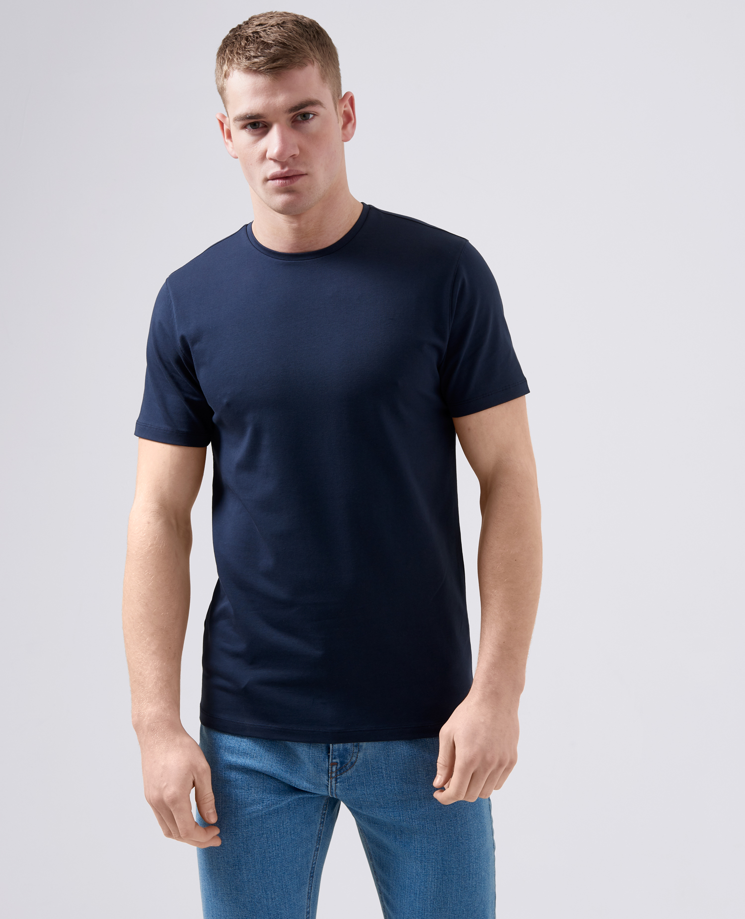 REMUS NAVY STRETCH TEE - Morans Menswear and Clothing, Thurles, Co ...