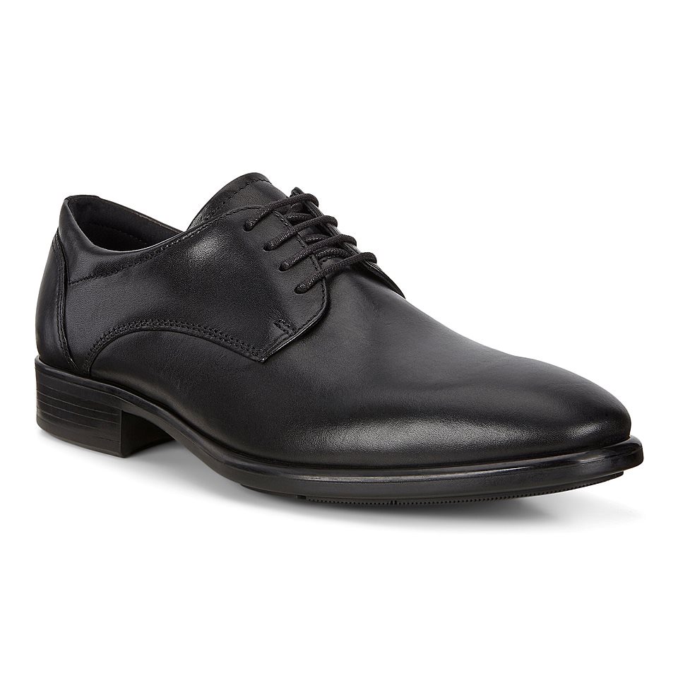 ECCO CITY TRAY BLACK SHOES | Morans Menswear and Clothing, Thurles, Co ...