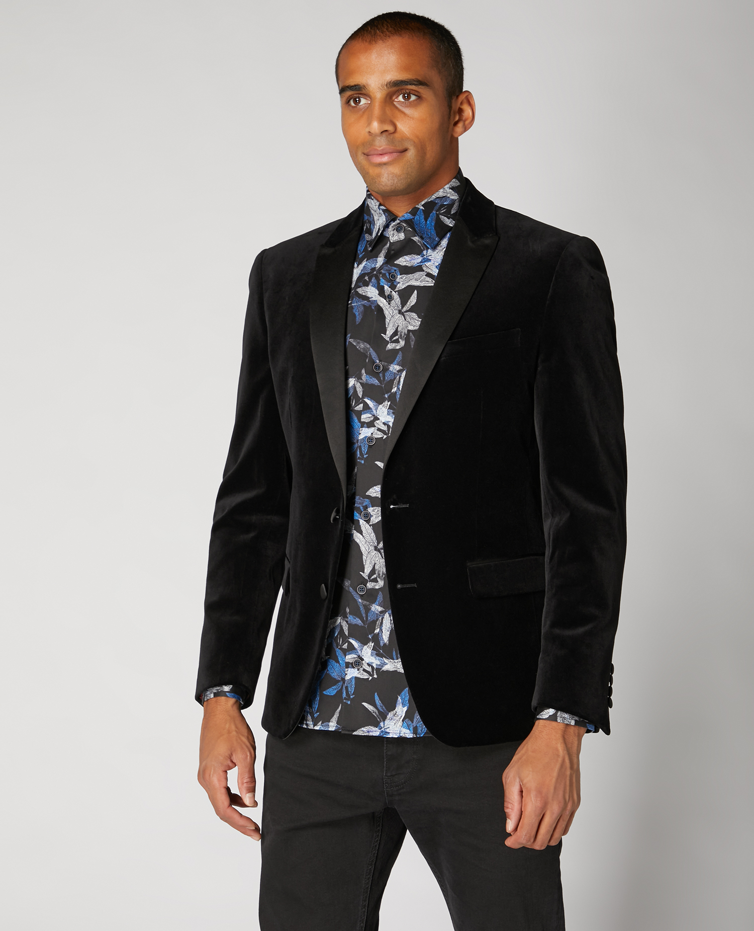 REMUS MNTI BLACK VELVET BLAZER | Morans Menswear and Clothing, Thurles ...