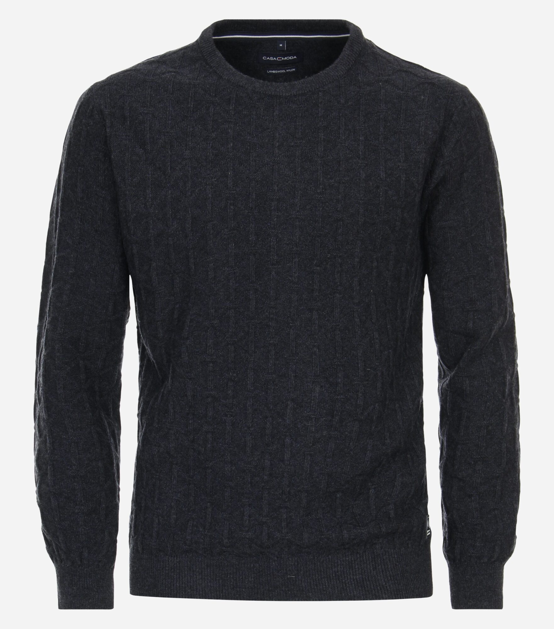 CASA MODA NAVY CABLE SWEATER Morans Menswear and Clothing, Thurles