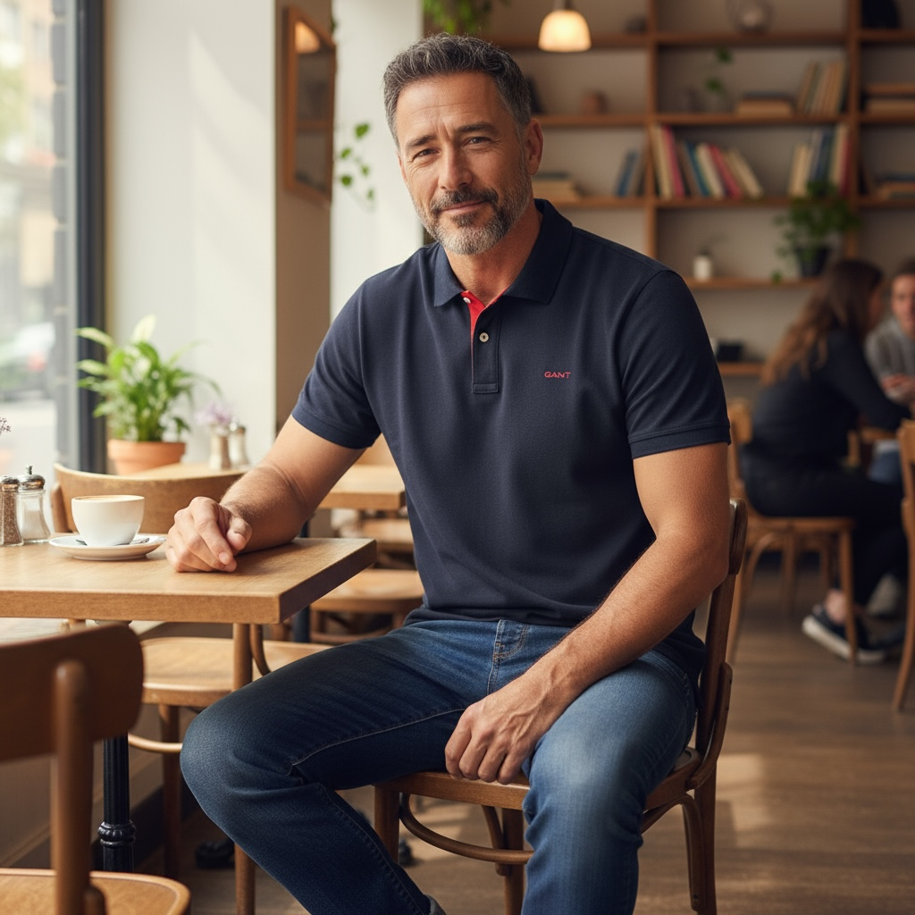 GANT REG CONTRAST SS RUGGER POLO