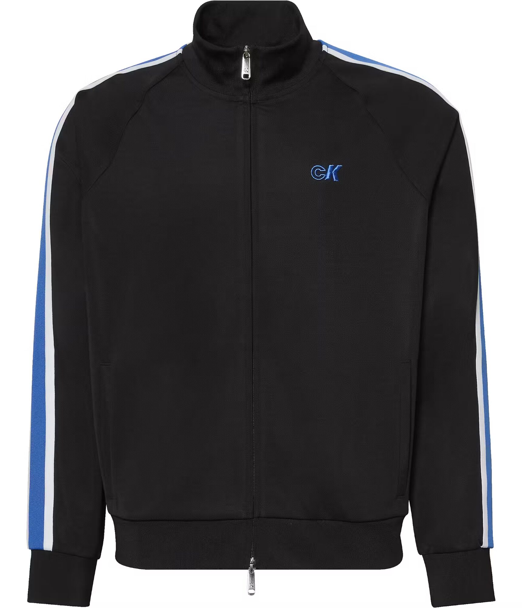 CALVIN KLEIN STRETCH TWILL TRACK TOP