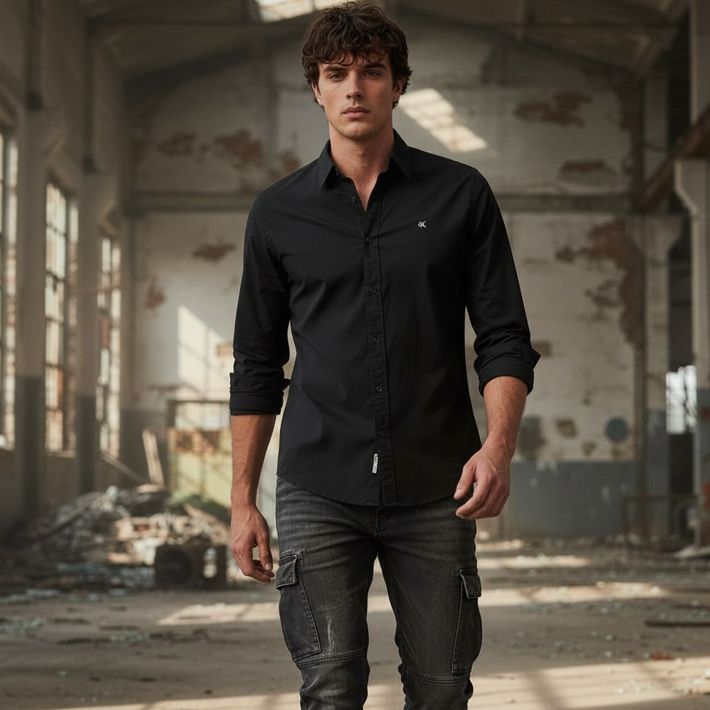 CALVIN KLEIN LS OXFORD CLASSIC SHIRT