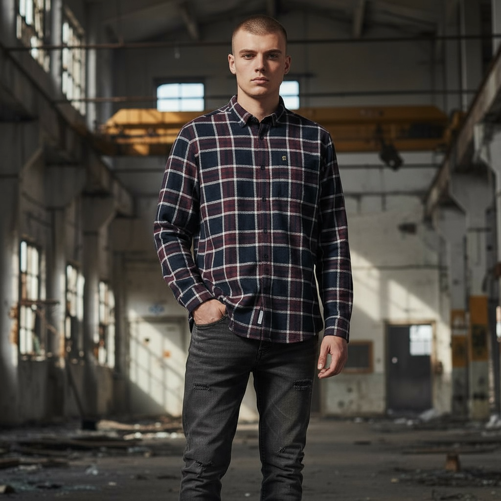 FARAH CHRISTIAN LS CHECK OVER SHIRT