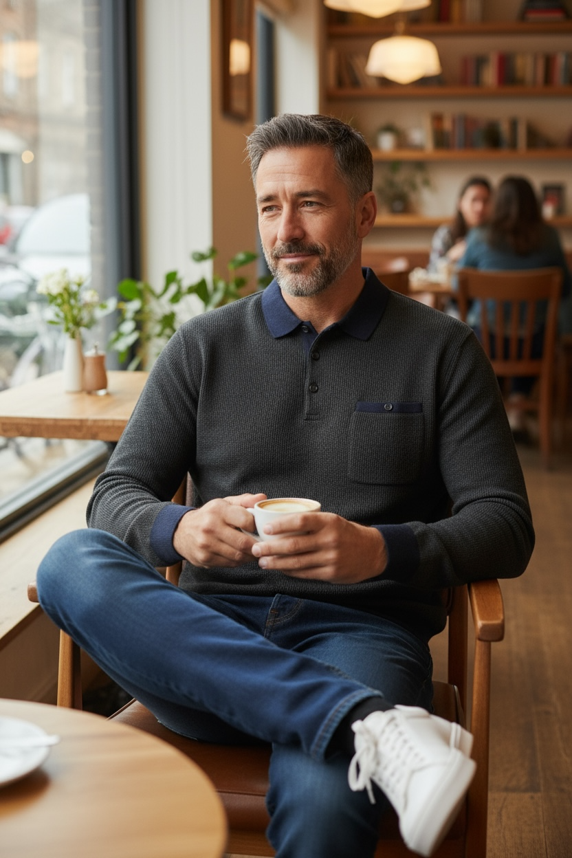 BUGATTI  POLO SWEATSHIRT