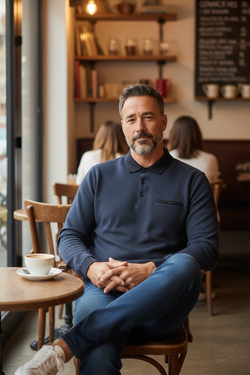 BUGATTI POLO SWEATSHIRT