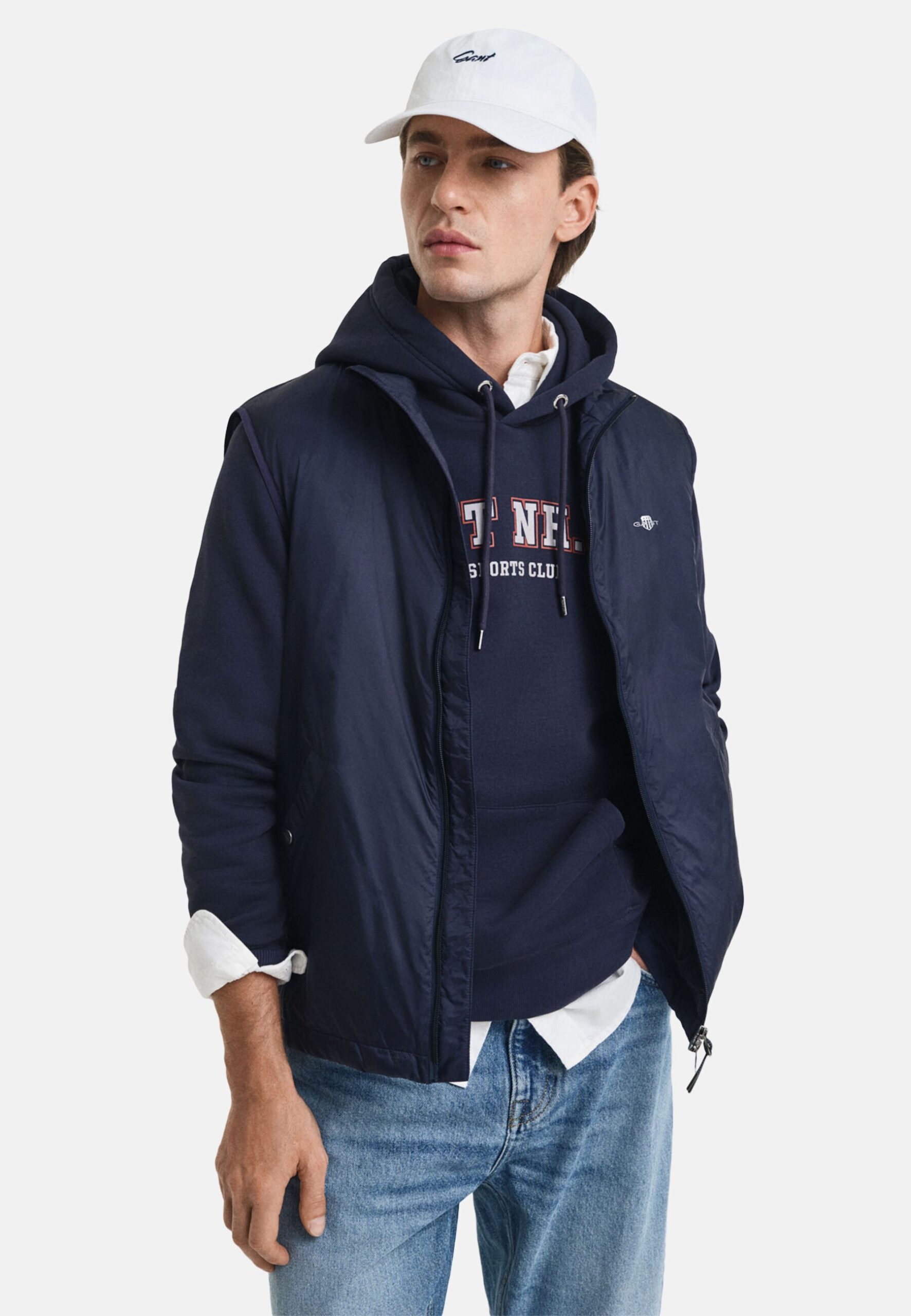 GANT LIGHT INSULATED NAVY VEST