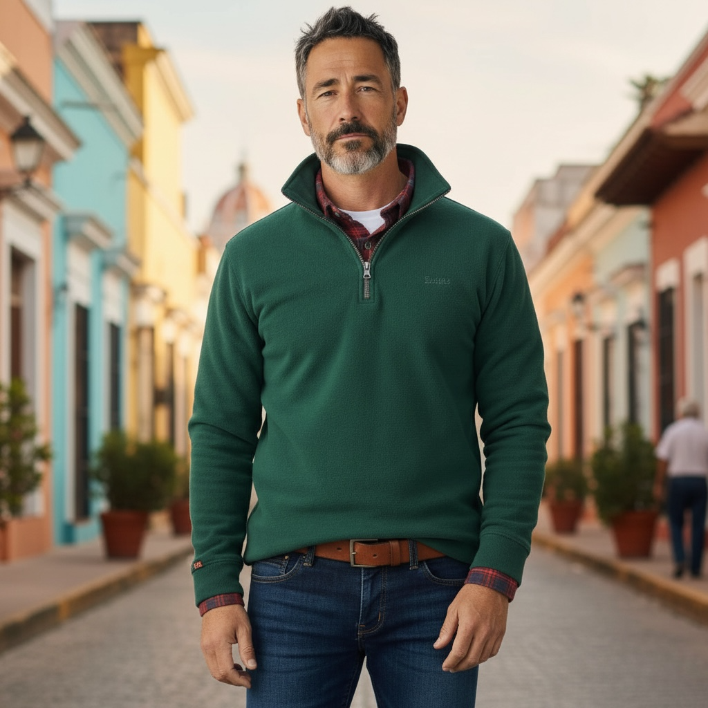 SUPERDRY ESS LOGO RAGLAN HENLEY SWEATSHIRT