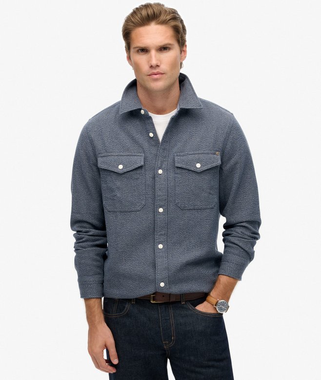 SUPERDRY MERCHANT HEAVY FLANNEL OVERSHIRT