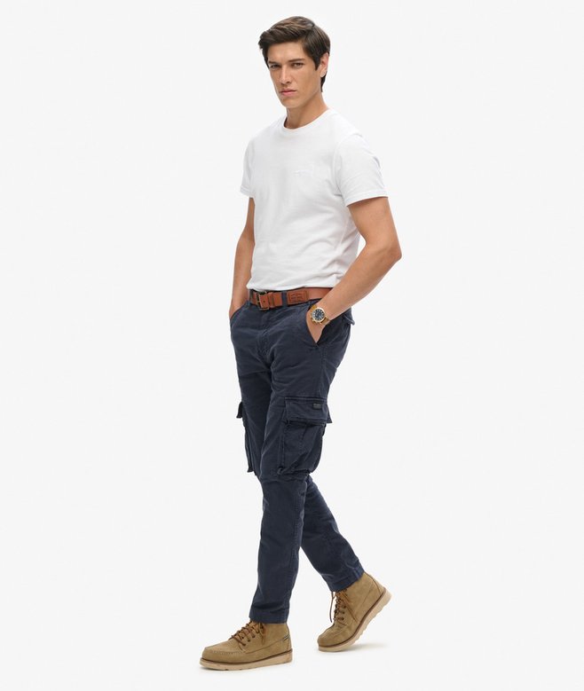 SUPERDRY CORE CARGO NAVY PANTS
