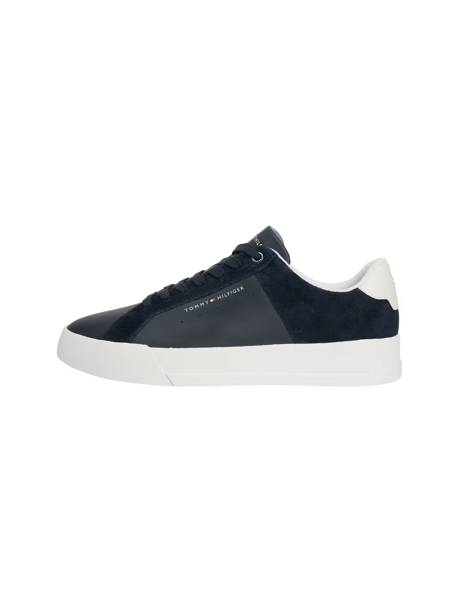 TOMMY HILFIGER COURT MIX NUBUK TRAINERS