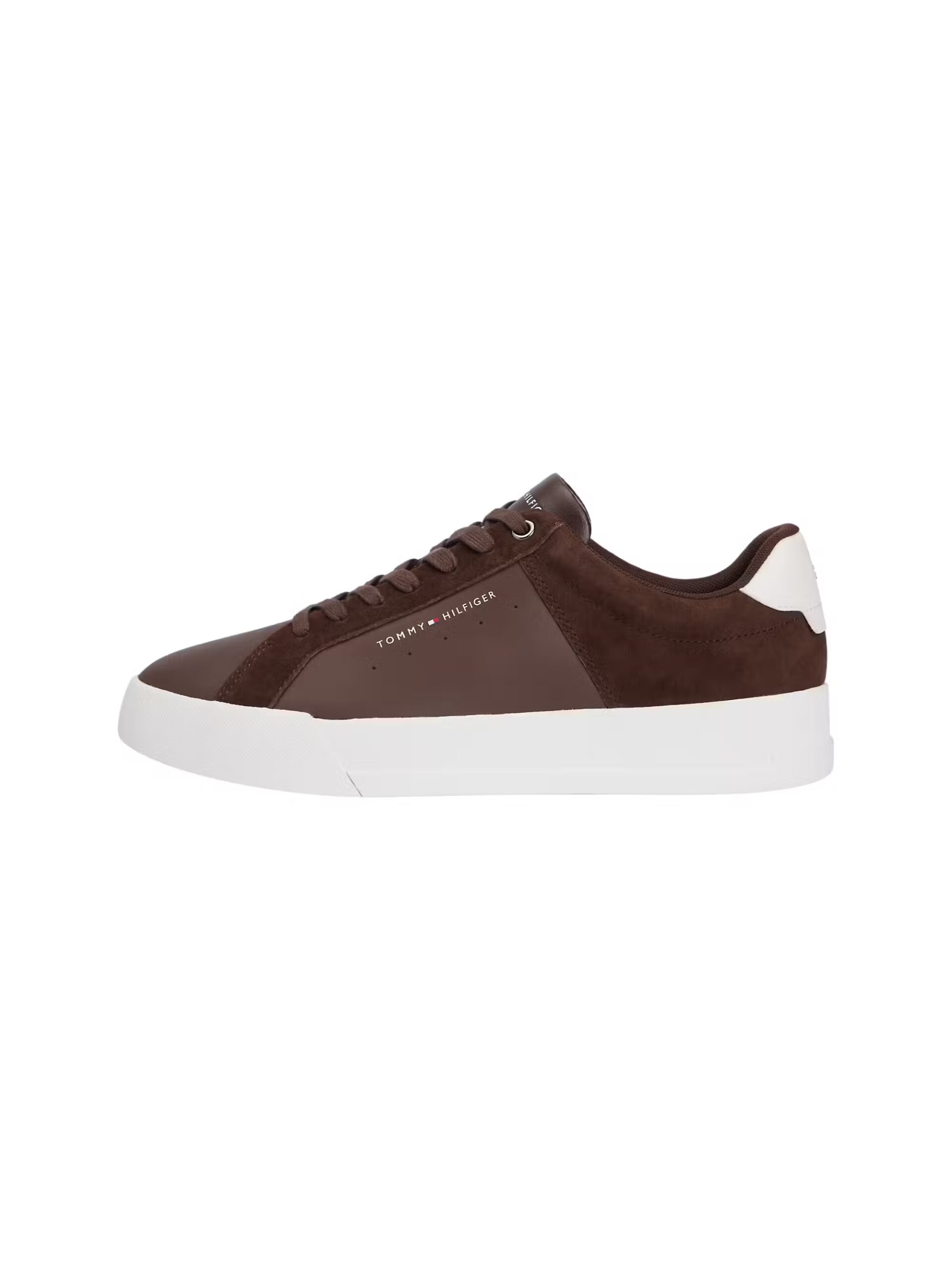 TOMMY HILFIGER COURT MIX NUBUK TRAINERS