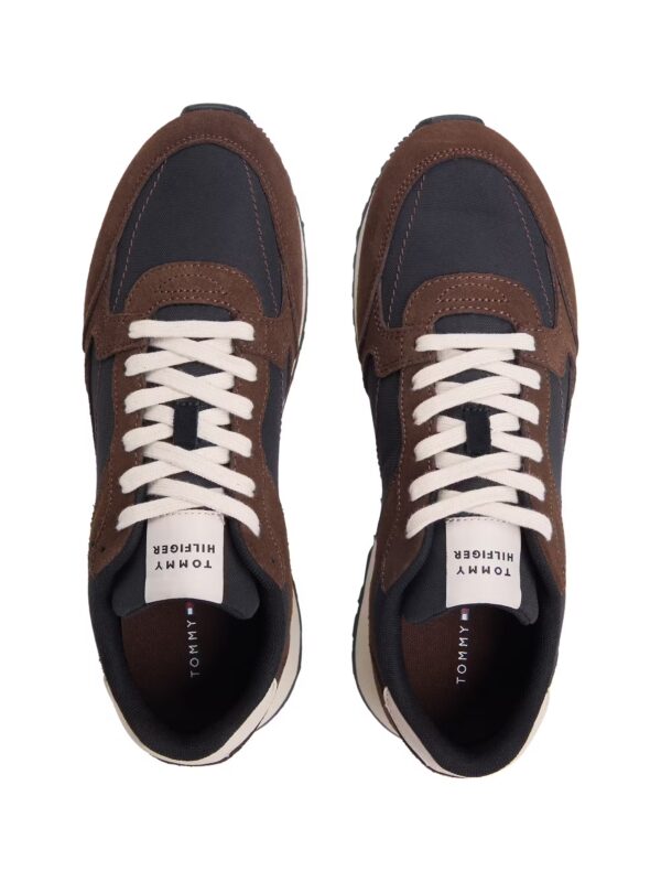 TOMMY HILFIGER NEW RUNNER MIX TRAINER - Image 3