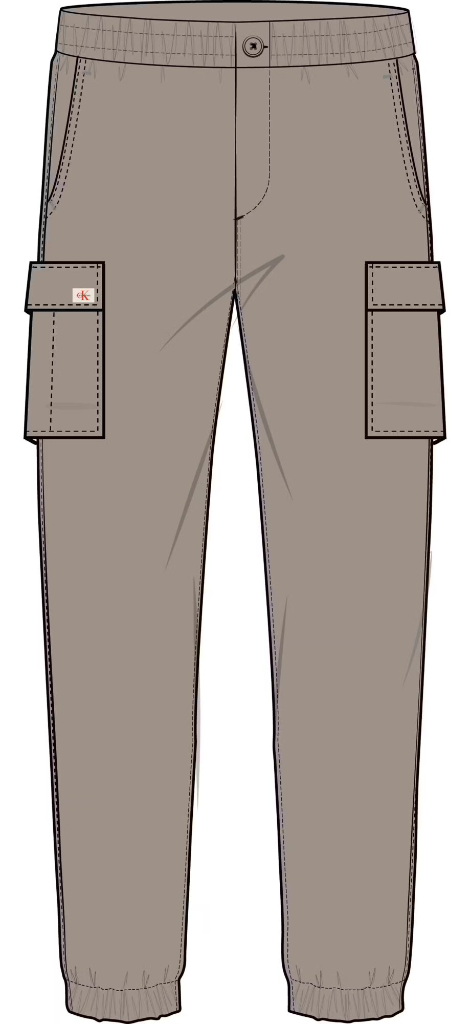 CALVIN KLEIN SKINNY ELASTIC TW CARGO PANTS
