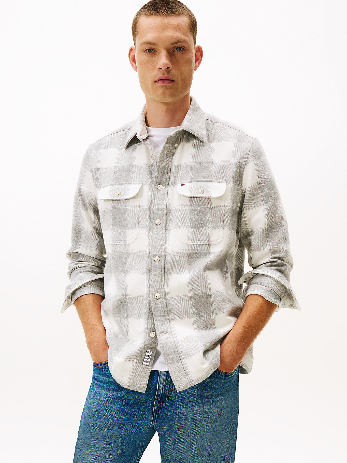 TOMMY HILFIGER FLANNEL CHECK OVERSHIRT
