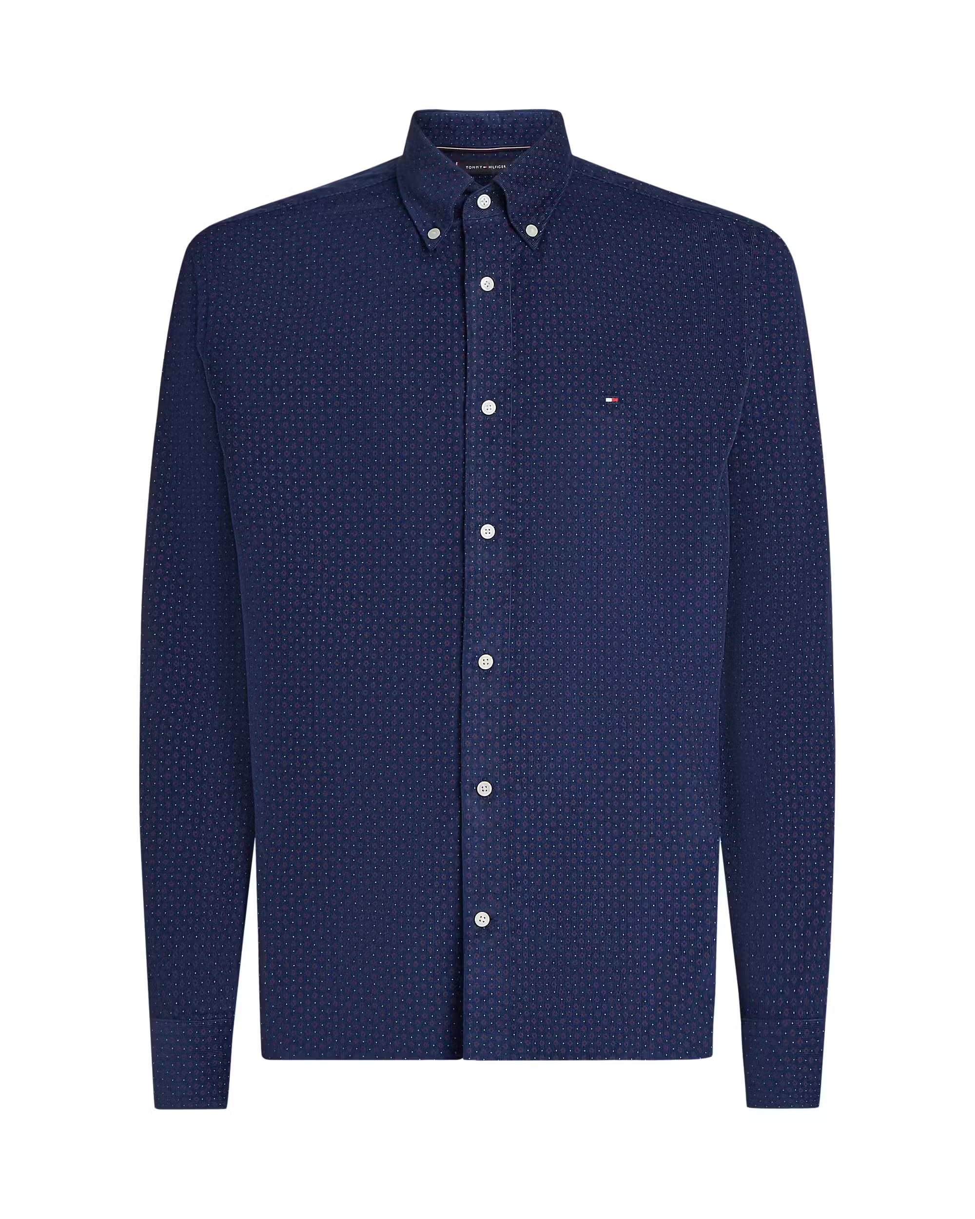 TOMMY HILFIGER CORDUROY PRINT SHIRT