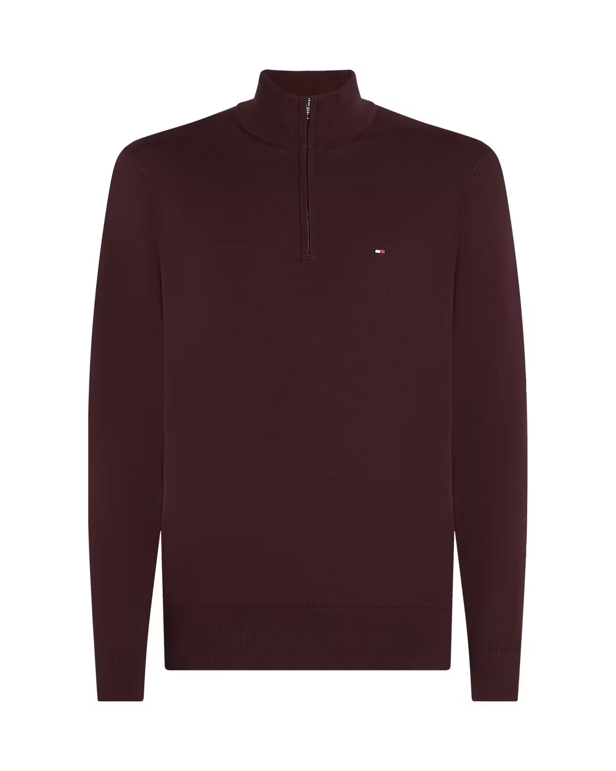 TOMMY HILFIGER ESS COTTON ZIP SWEATER