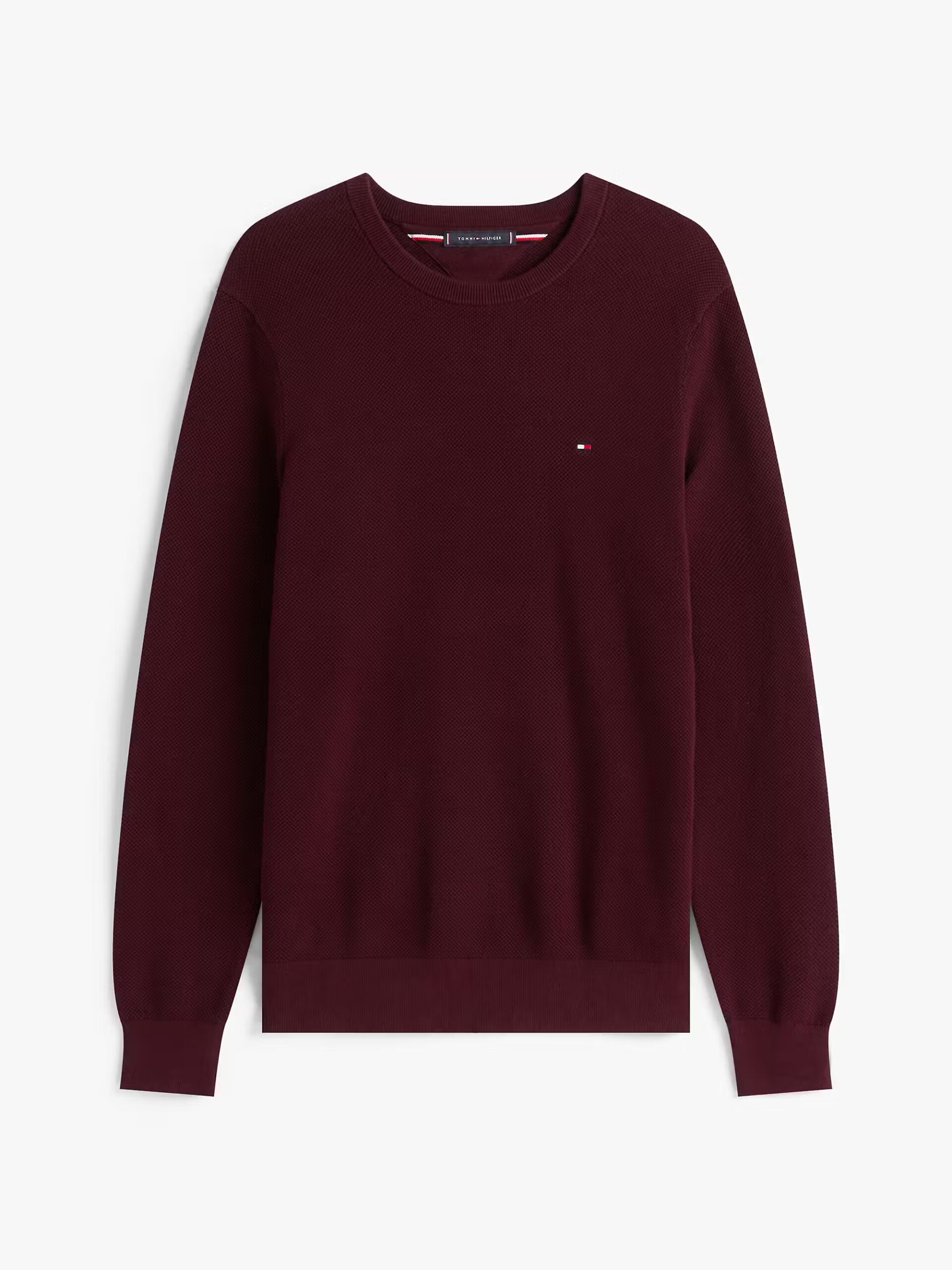 TOMMY HILFIGER ESS STRUCTURE COTTON SWEATER