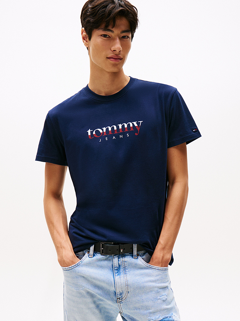 TOMMY JEANS REG DNA NAVY TEE