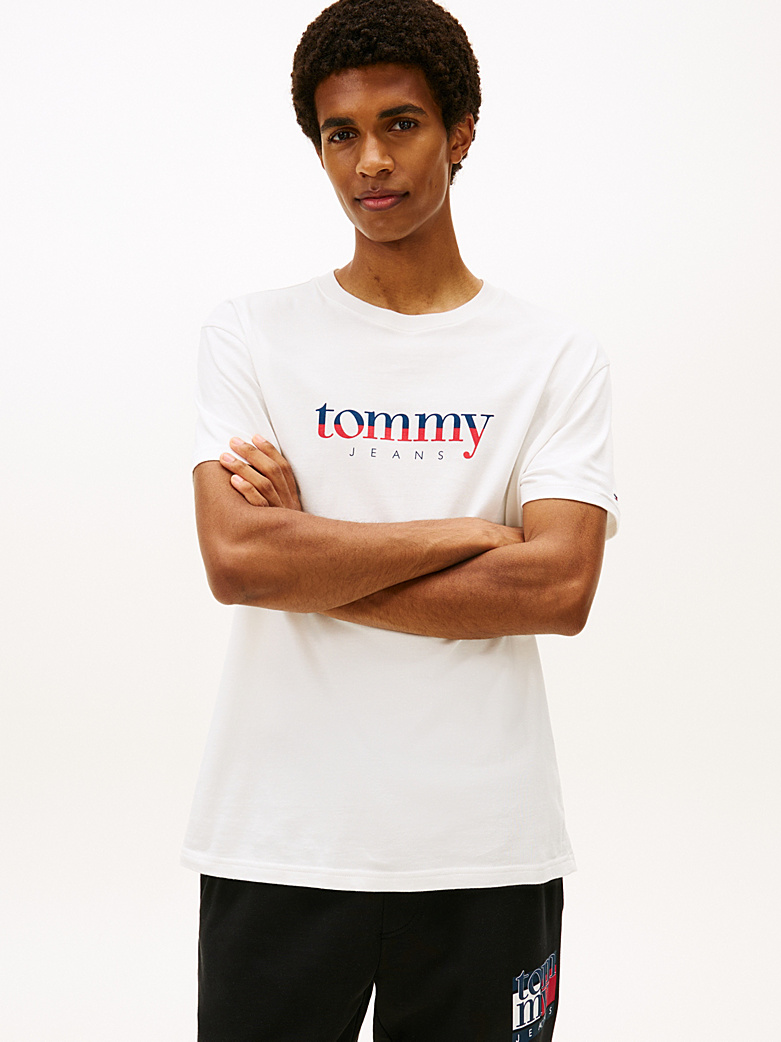 TOMMY JEANS REG DNA WHITE TEE
