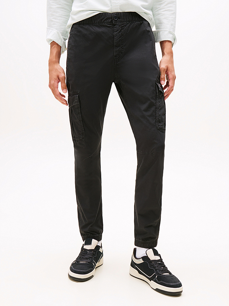TOMMY JEANS SCANTON BLACK CARGO PANTS