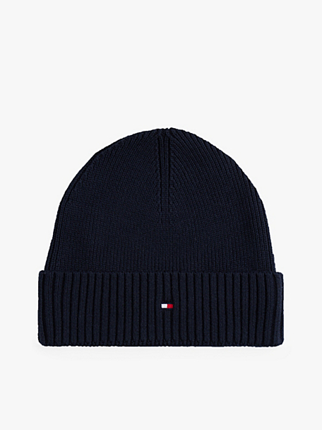TOMMY HILFIGER FLAG PIMA COTTON BEANIE