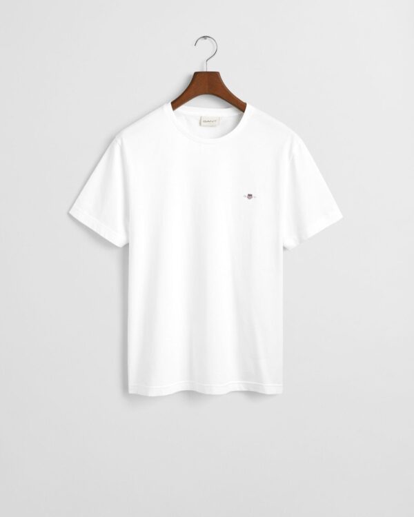 GANT REG SHIELD SS WHITE TEE - Image 2