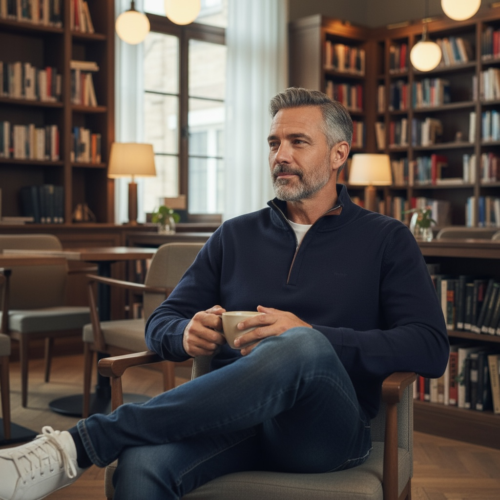 GANT SACKER RIB 1/2 ZIP SWEATSHIRT