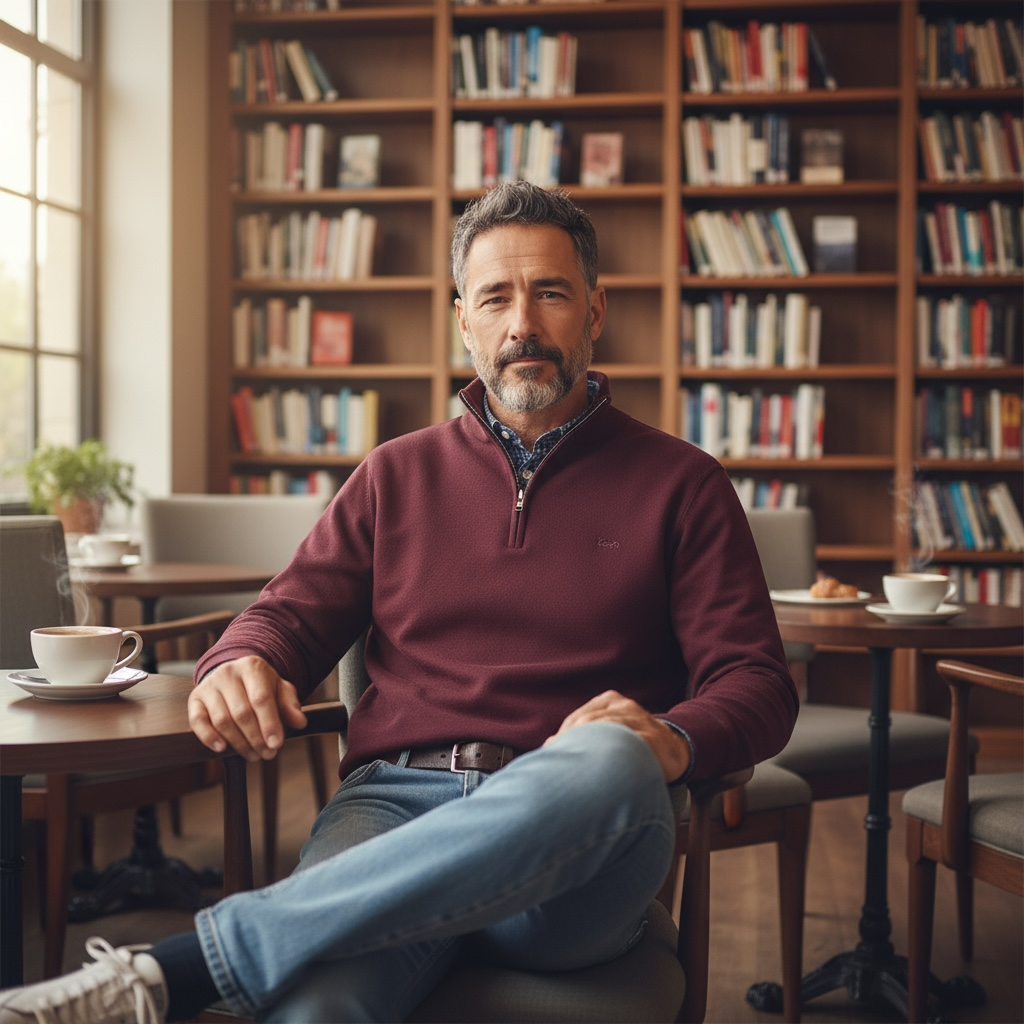 GANT SACKER RIB 1/2 ZIP SWEATER