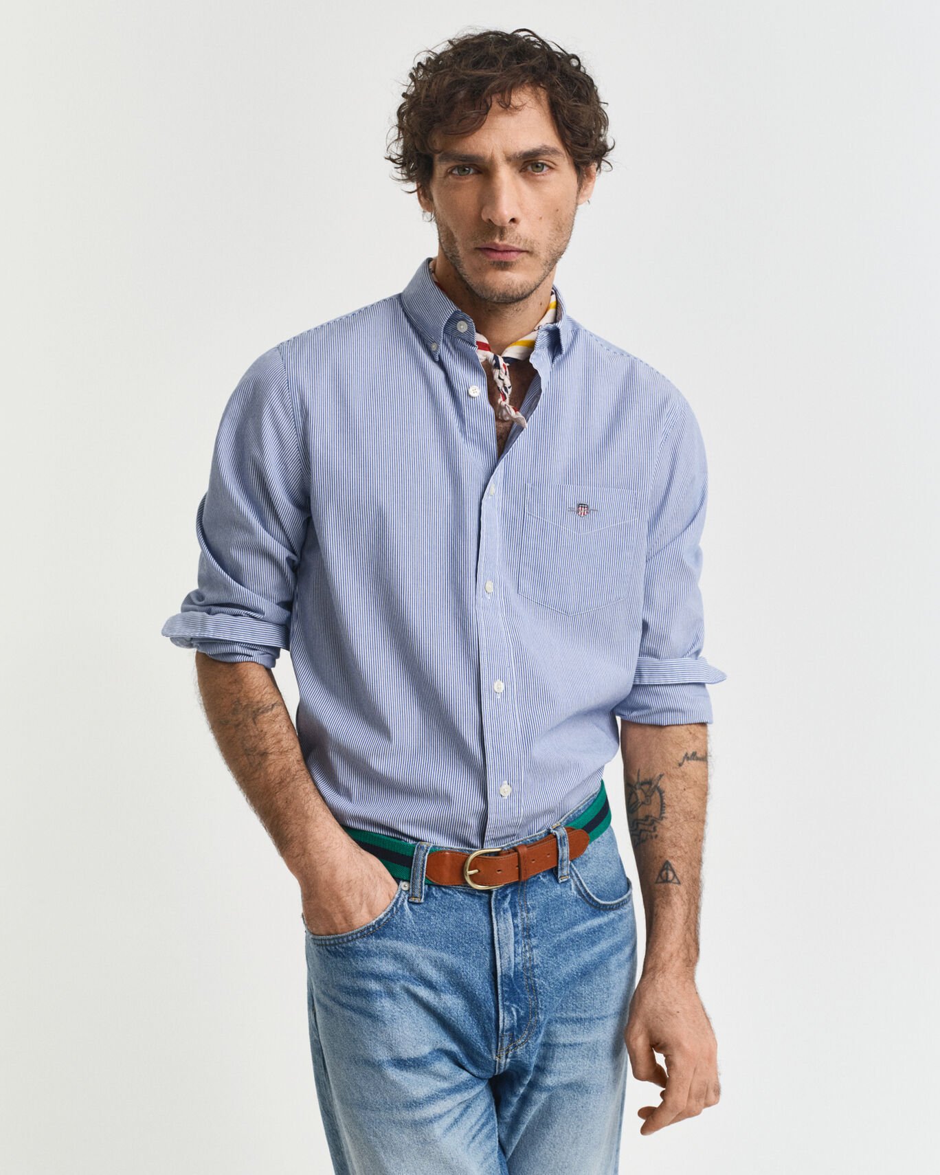 GANT REG CLASSIC POPLIN BANKER SHIRT