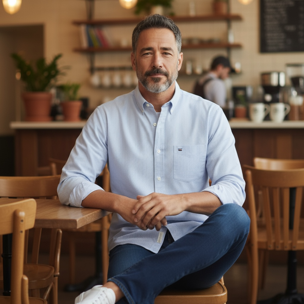 GANT REG CLASSIC POPLIN BANKER STRIPE SHIRT
