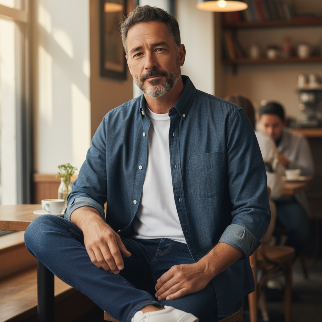 GANT REG INDIGO BD SHIRT