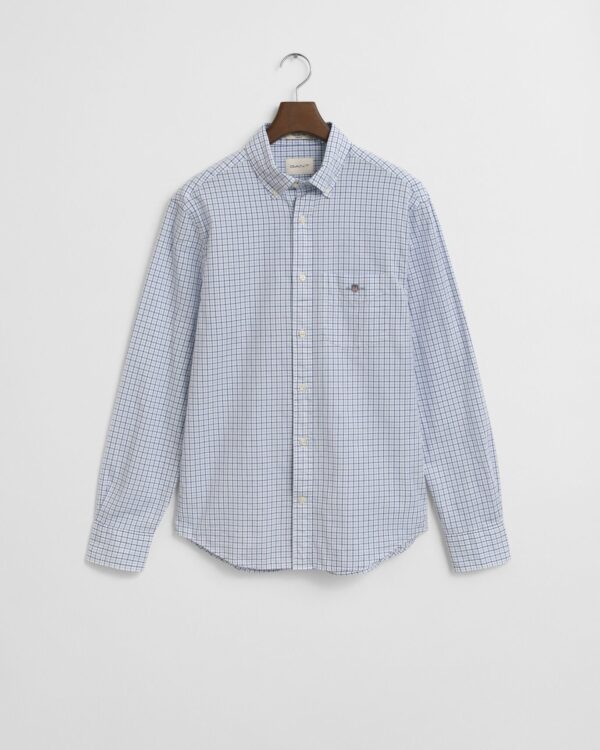 GANT CLASSIC POPLIN MICRO CHECK SHIRT - Image 3