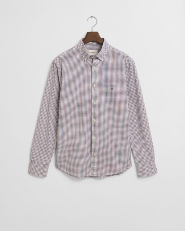 GANT CLASSIC POPLIN MICRO CHECK SHIRT - Image 3