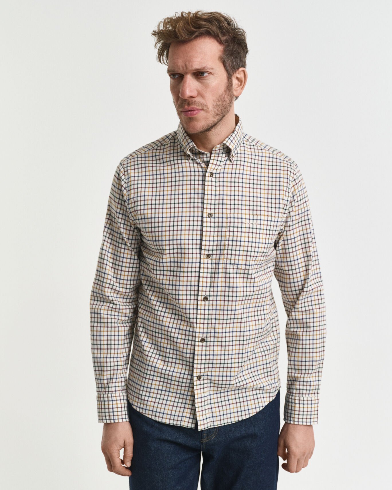 GANT REG TWILL CHECK SHIRT