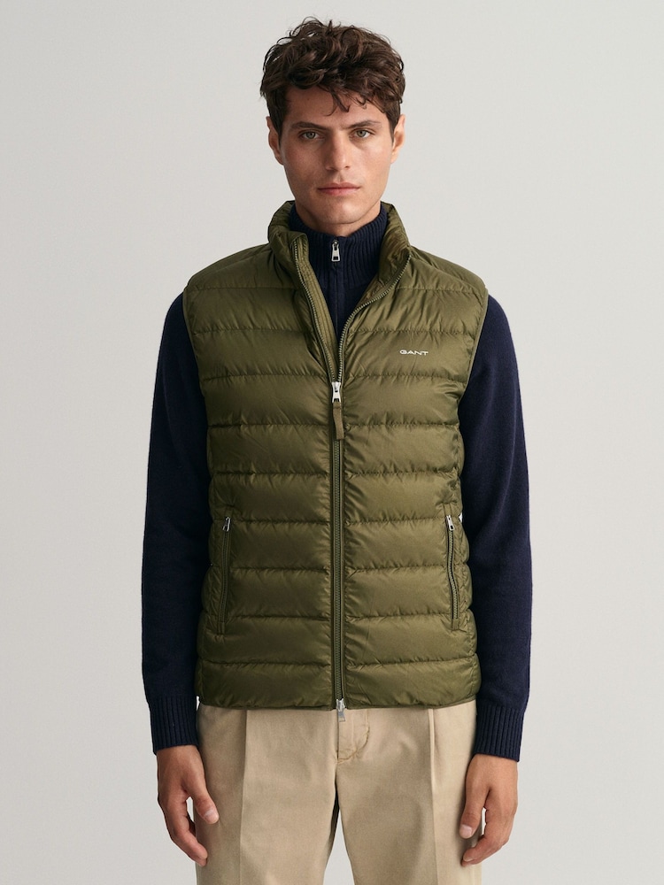 GANT GREEN LIGHT DOWN VEST GILET