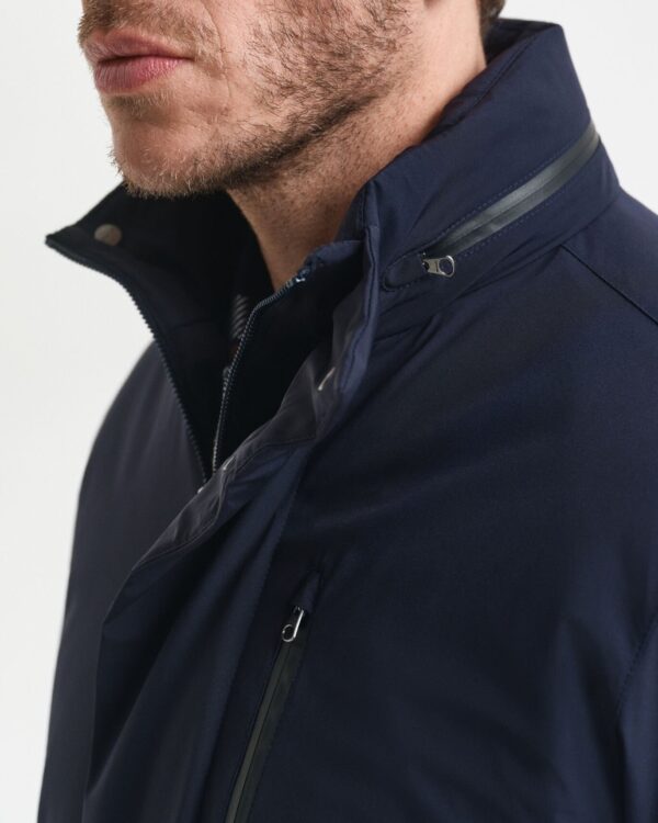GANT DOUBLE MID LENGTH NAVY JACKET - Image 2