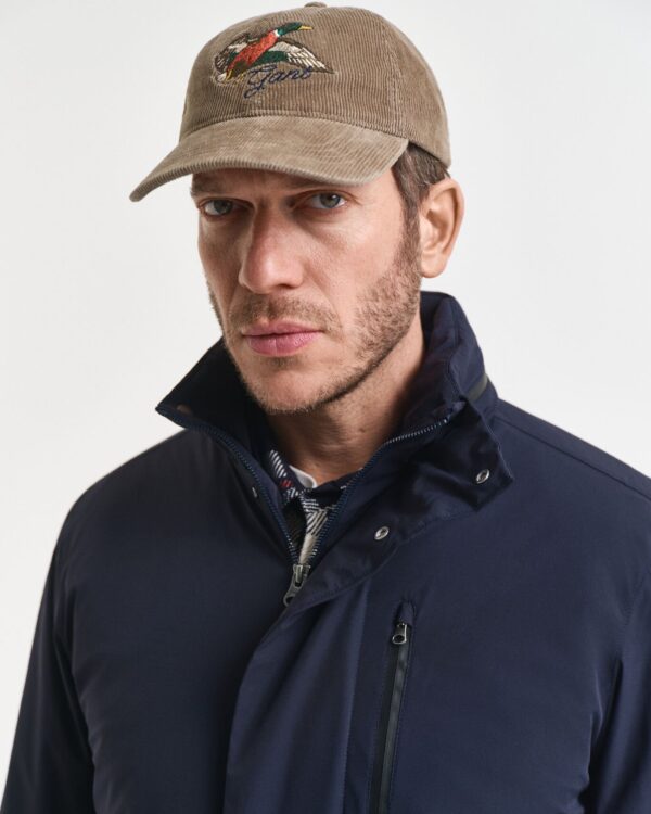 GANT DOUBLE MID LENGTH NAVY JACKET - Image 5