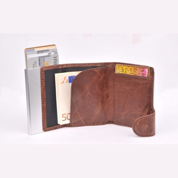 C-SECURE VINTAGE BROWN WALLET - Image 2