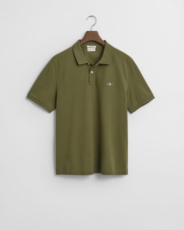 GANT OLIVE SHIELD POLO - Image 2