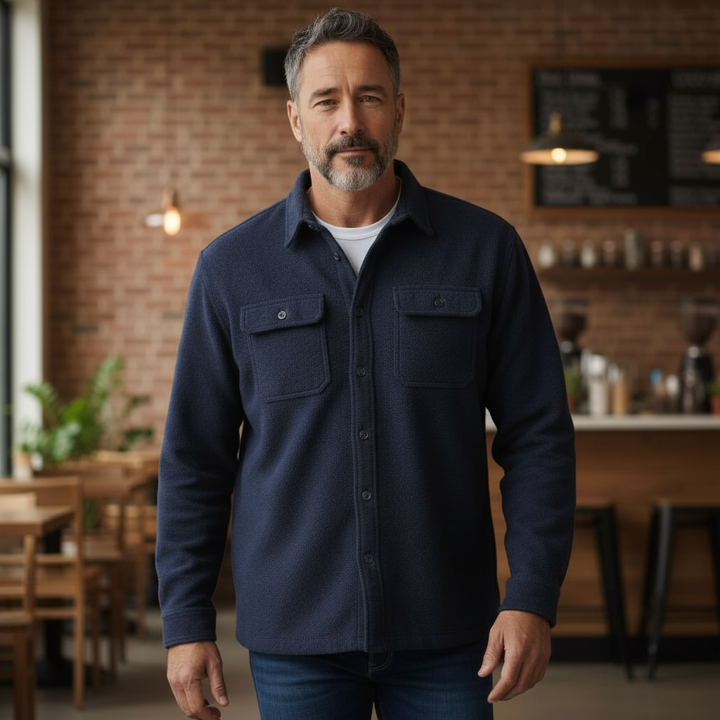 BARBOUR BAYSTONE RELAXED TWILL OVERSHIRT