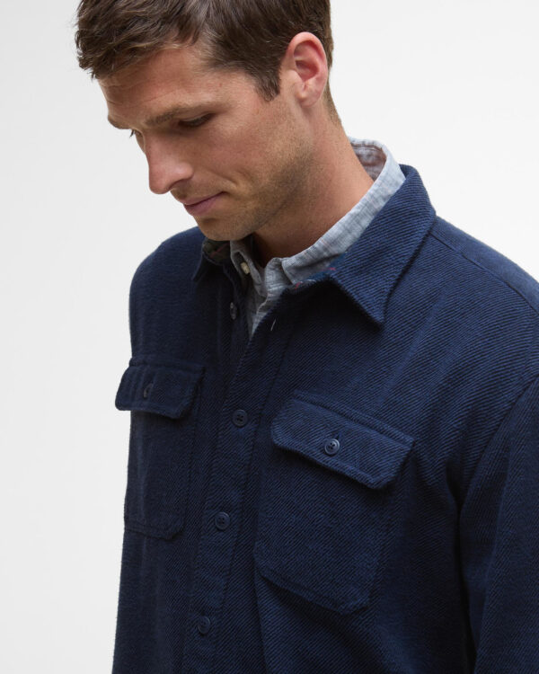 BARBOUR BAYSTONE RELAXED TWILL OVERSHIRT - Image 4