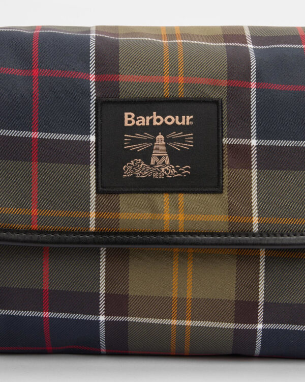 BARBOUR TARTAN HANGING WASHBAG - Image 3