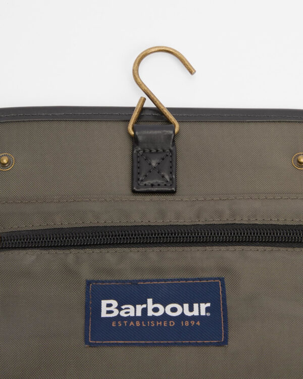 BARBOUR TARTAN HANGING WASHBAG - Image 6
