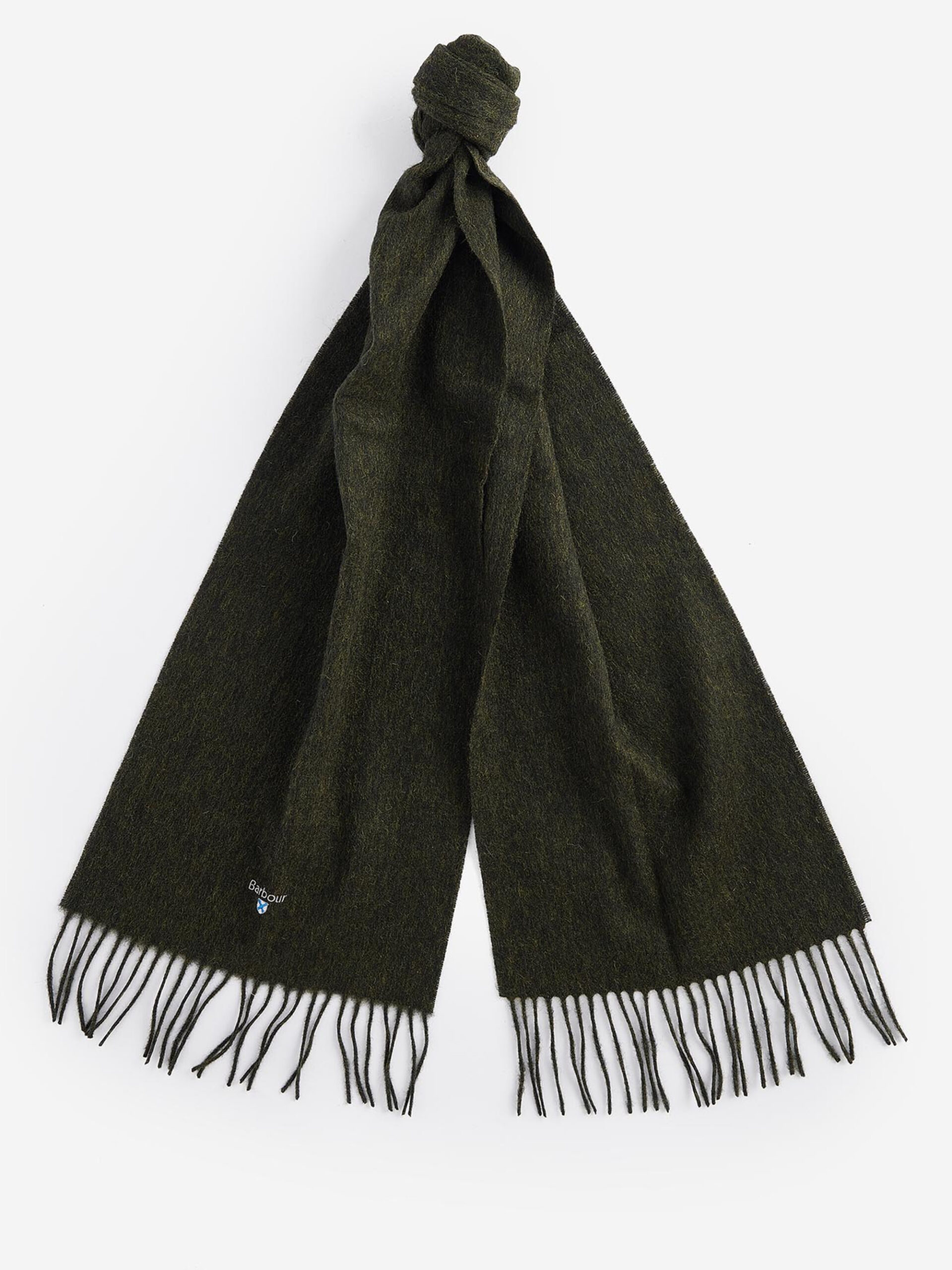 BARBOUR PLAIN LAMBSWOOL SCARF