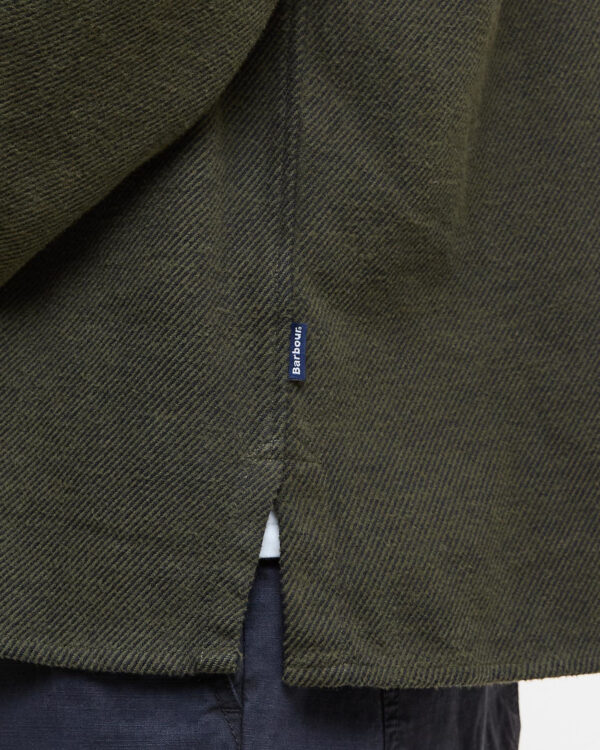 BARBOUR BAYSTONE RELAXED TWILL OVERSHIRT - Image 4