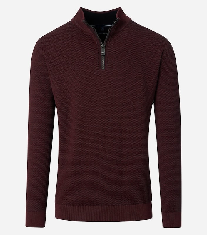 CASA MODA ZIP SWEATER