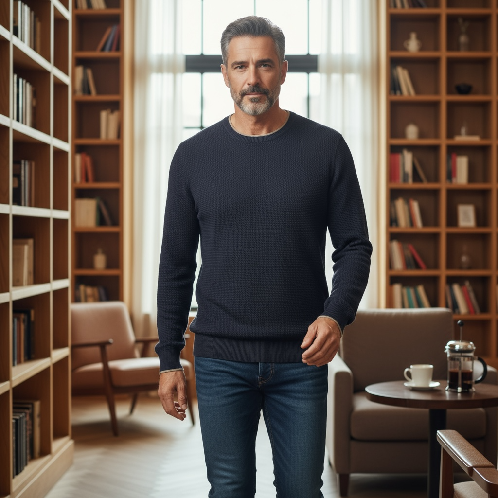 CASA MODA CREW SWEATER