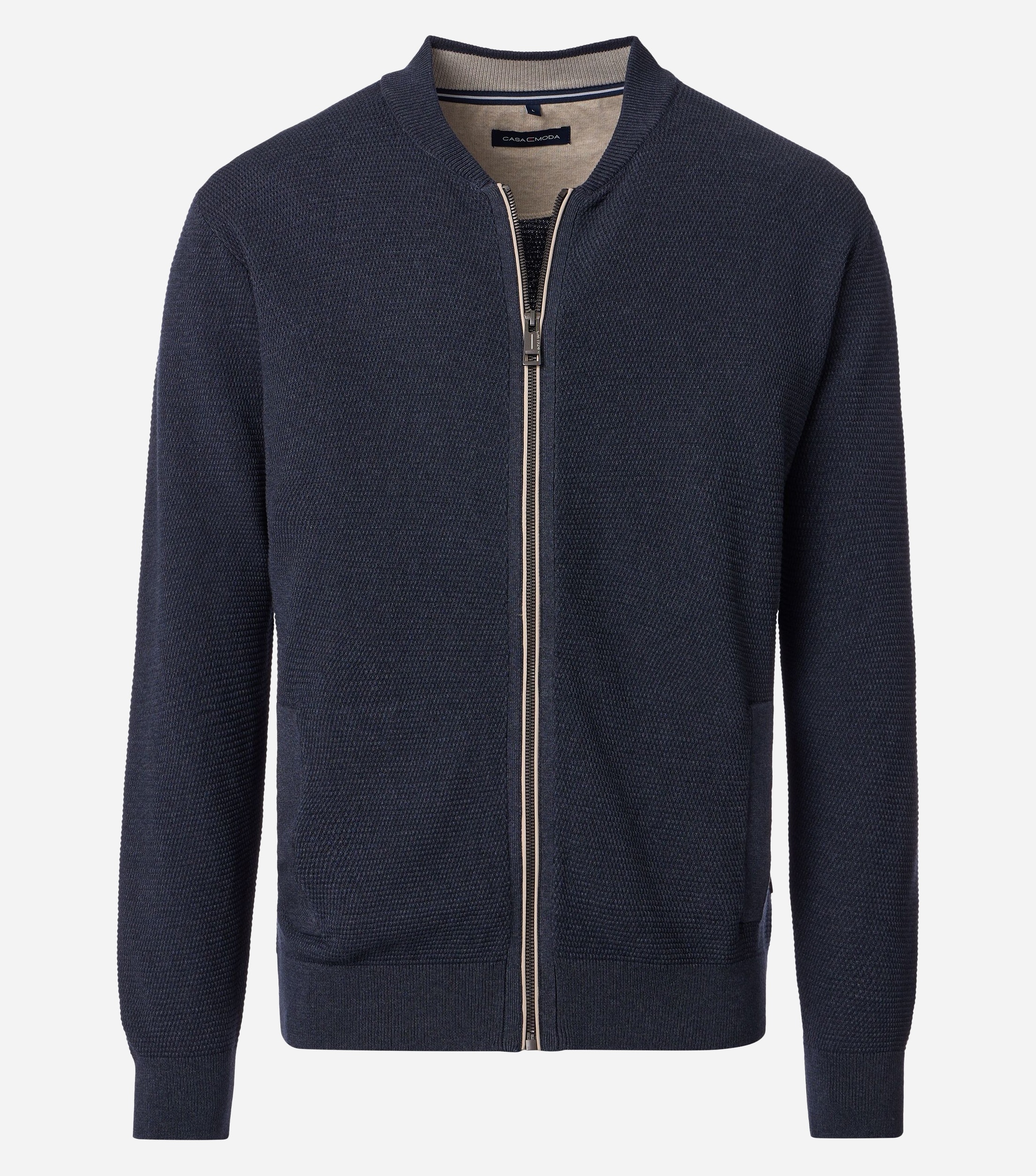 CASA MODA  AQUA FULL  ZIP SWEATER