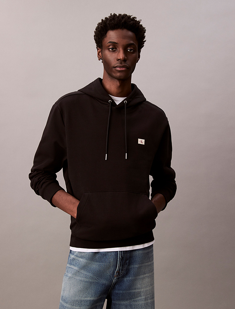 CALVIN KLEIN 350 TERRY BADGE HOODY